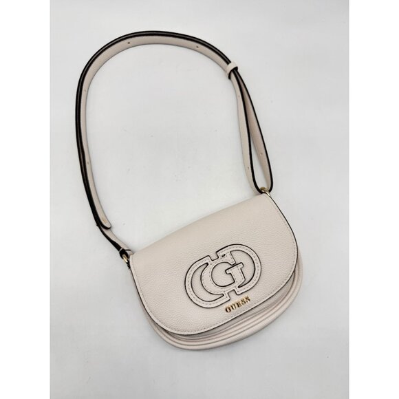 GUESS Calebra convertible mini shoulder crossbody bag - Off White - Picture 4 of 11